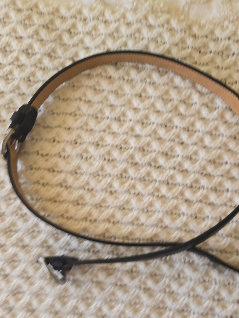 Brooks Brothers Black Leather Belt